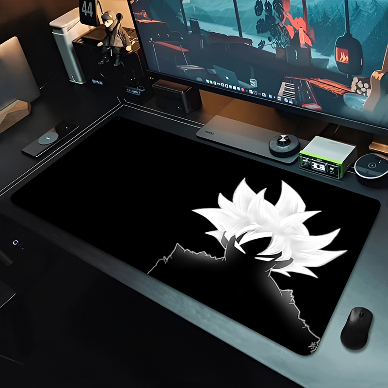 Pc Gaming Desk - DBZ ブラックアニメマウスパッドドラゴンボール大型 PC コンピュータデスクマット抗摩耗ゲーミングマウスパッドキーボードゲーマーアクセサリーテーブルパッド