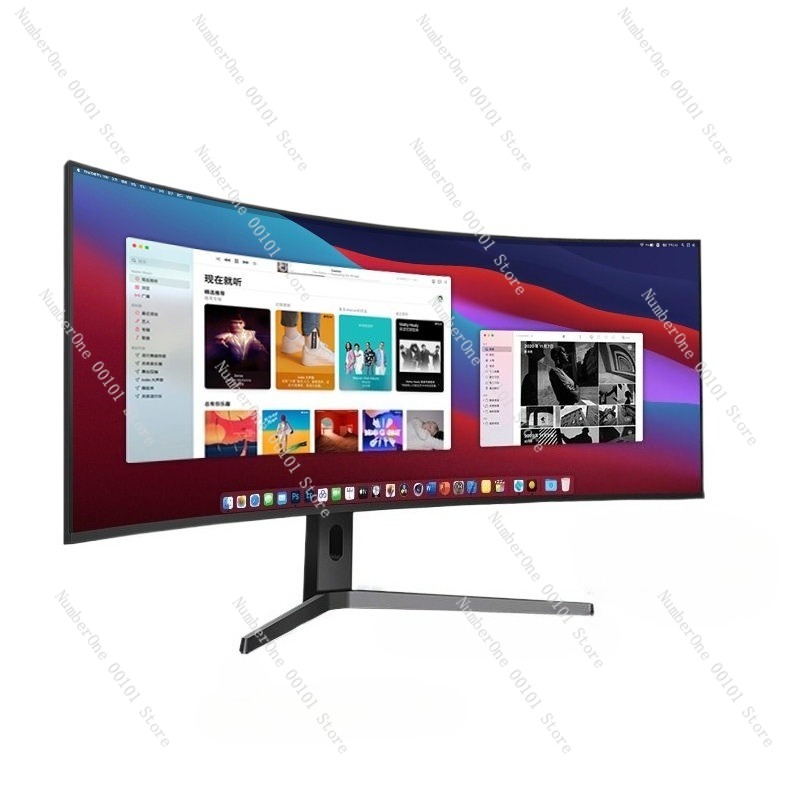 High Refresh Monitor - 5K 120Hzモニター、40インチ曲面スクリーン、株取引用分割画面コンピューター、NanoIPS超クリアディスプレイ、高リフレッシュレート