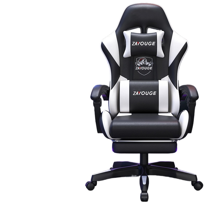 Pc Gaming Chair - PCデスクトップ、オフィス、家庭用ゲーミングチェア、人間工学に基づいた高さ調節可能なレーシングスタイルのコンピュータチェア（ゲーマーと仕事用）
