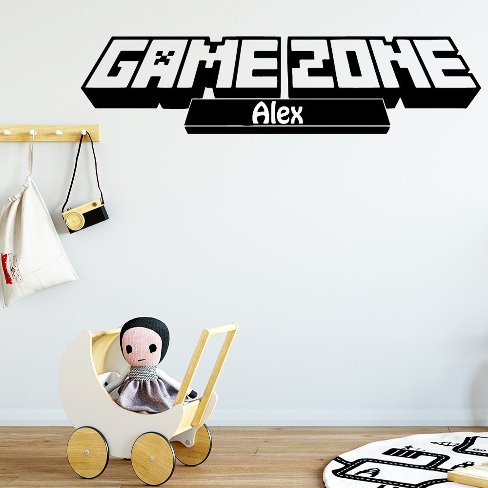 Pc Gaming Names - パーソナライズされたウォールステッカー,プレイルーム,ビデオゲーム,ゲーマー,Xbox,ビニール,家の装飾,特別オファー,1個