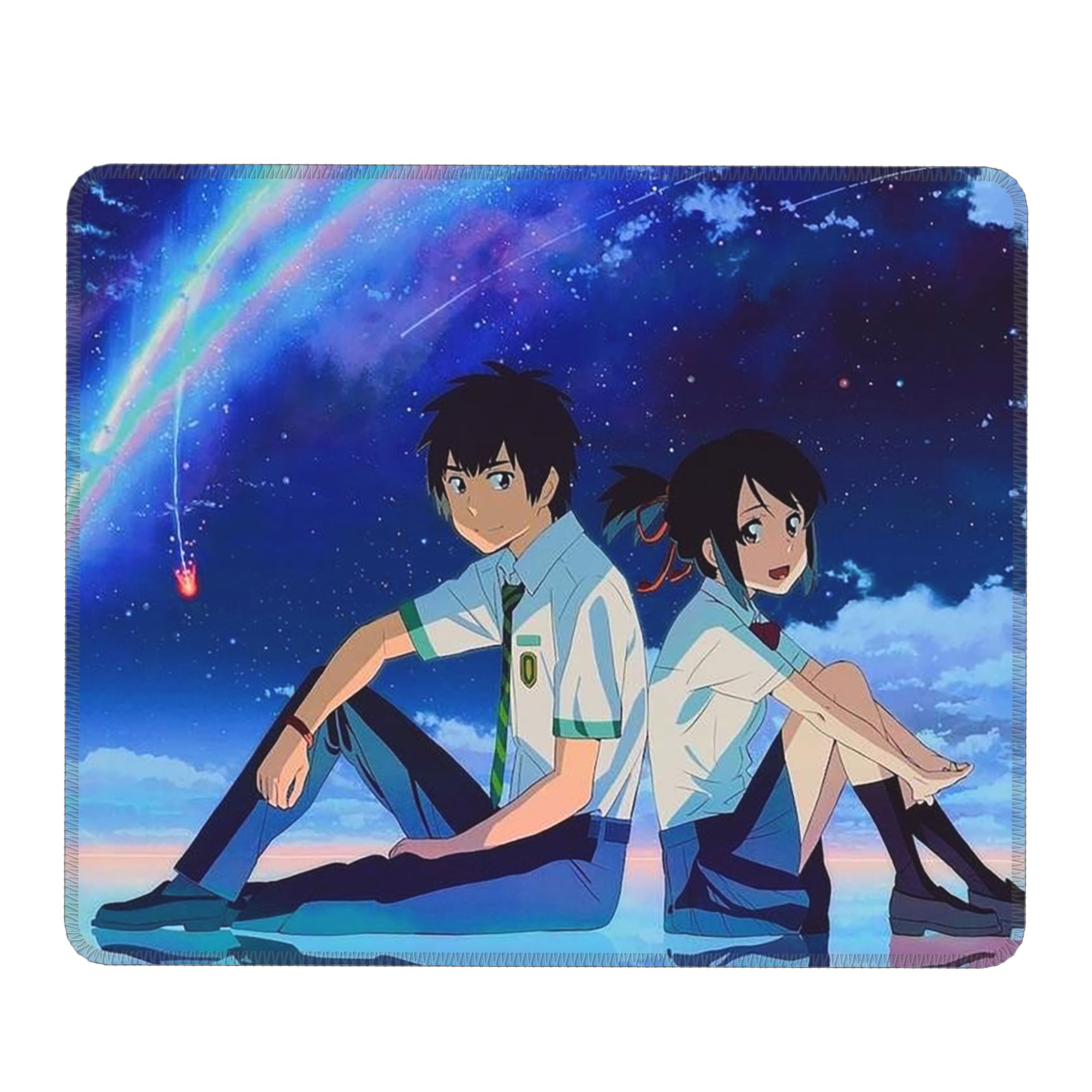 Pc Gaming Names - 日本アニメ「君の名は」マウスパッドコンピューターキーボードマウスマットゲーミングPCラップトップデスクマットオフィスアクセサリーテーブルマット