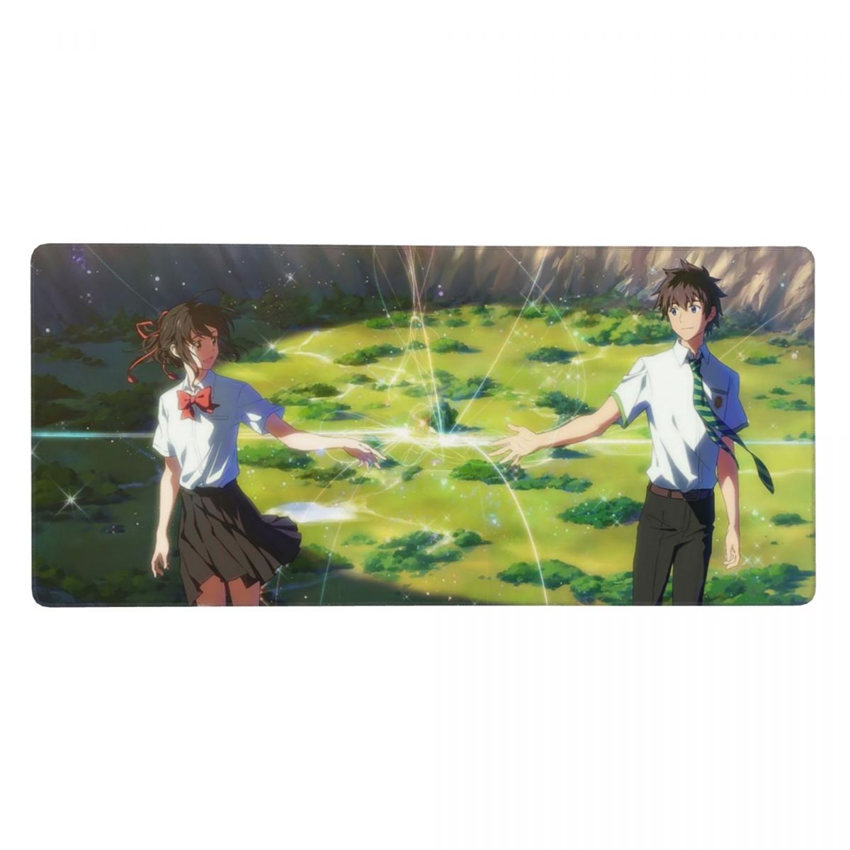 Pc Gaming Names - 日本アニメ「君の名は」大型マウスパッドコンピューターキーボードマウスマットゲーミングPCラップトップデスクマットオフィステーブルマット