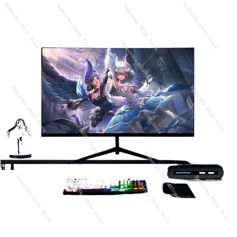 Gaming Speaker - 24インチ 2K 144Hz ベゼルレス曲面モニター、ウルトラHDデスクトップおよびラップトップディスプレイ、内蔵スピーカー、高リフレッシュレートゲーミング