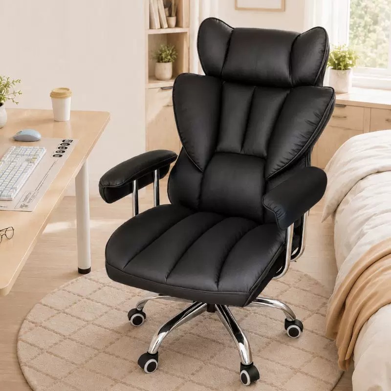 Pc Gaming Chair - 大型で背の高いオフィスチェア（耐荷重400ポンド）、フットレスト付き、ハイバック人間工学に基づいたコンピュータチェア