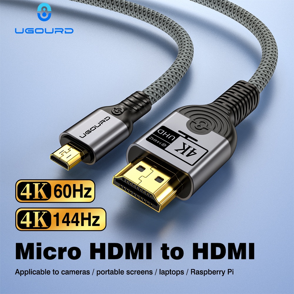 High Refresh Monitor - UGOURD ナイロン編組マイクロ HDMI - HDMI オス-オス