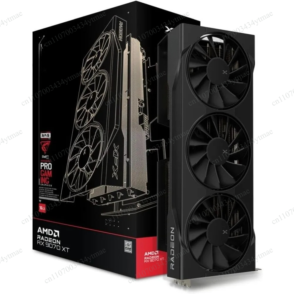 Pc Gaming Video - RX 9070 XT トリプルファン ゲーミンググラフィックカード、16GB GDDR6