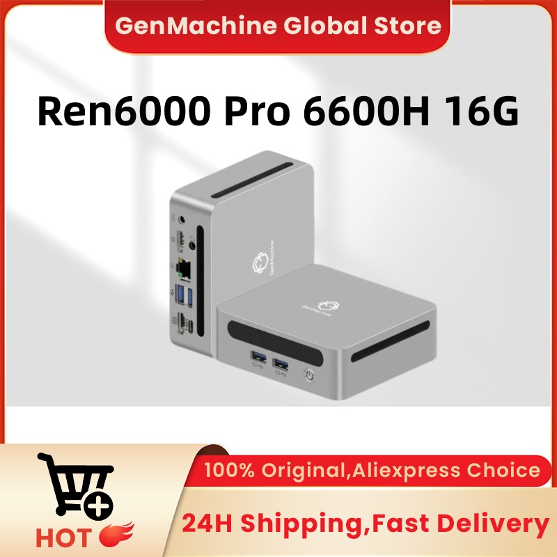 Pc Gaming Amd Ryzen 5 - GenMachine AMD Ryzen 5 6600H ミニPC