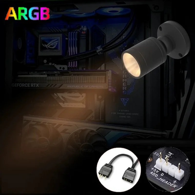 QITU 1W 3W ARGB 5V 3ピンヘッダー コンピ - Pc Gaming Second のレビューと価格