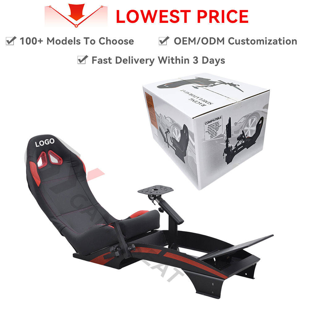 GY046-3ゲーミングレーシングシミュレーターコックピット - Pc Gaming Chair のレビューと価格