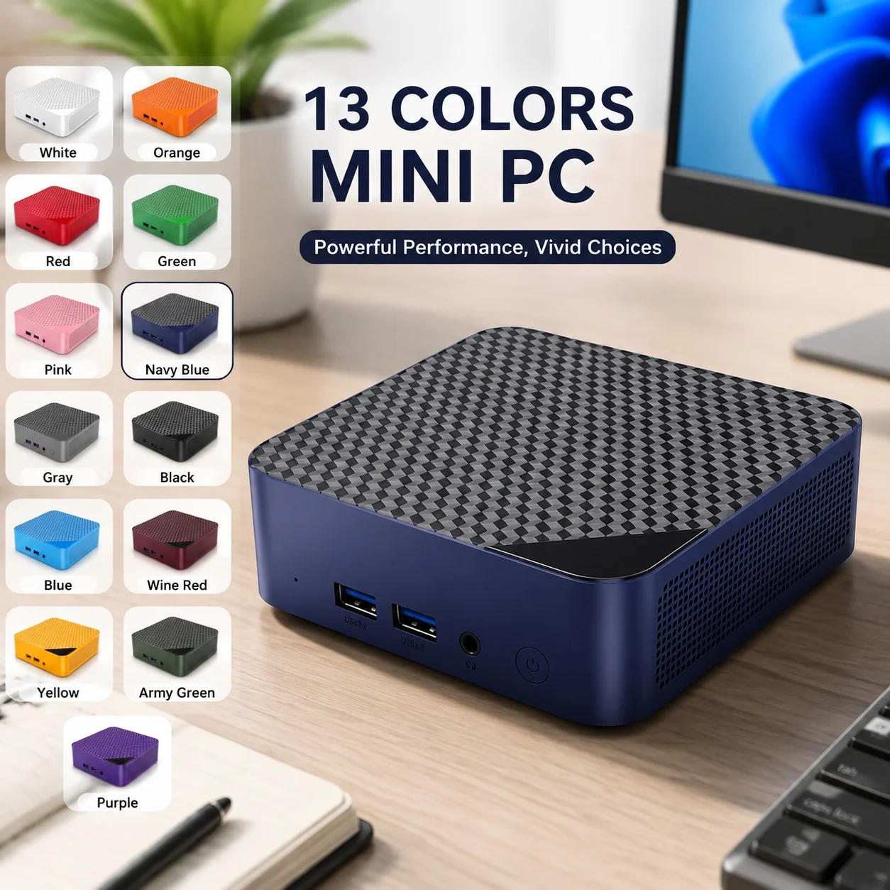 スタイリッシュなコンパクトミニPC インテルコアN150 W - Pc Gaming Video のレビューと価格