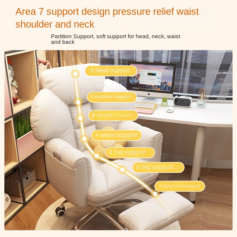 リクライニングフットスイベルチェア,ソフト,パッケージ,快適 - Pc Gaming Chair のレビューと価格
