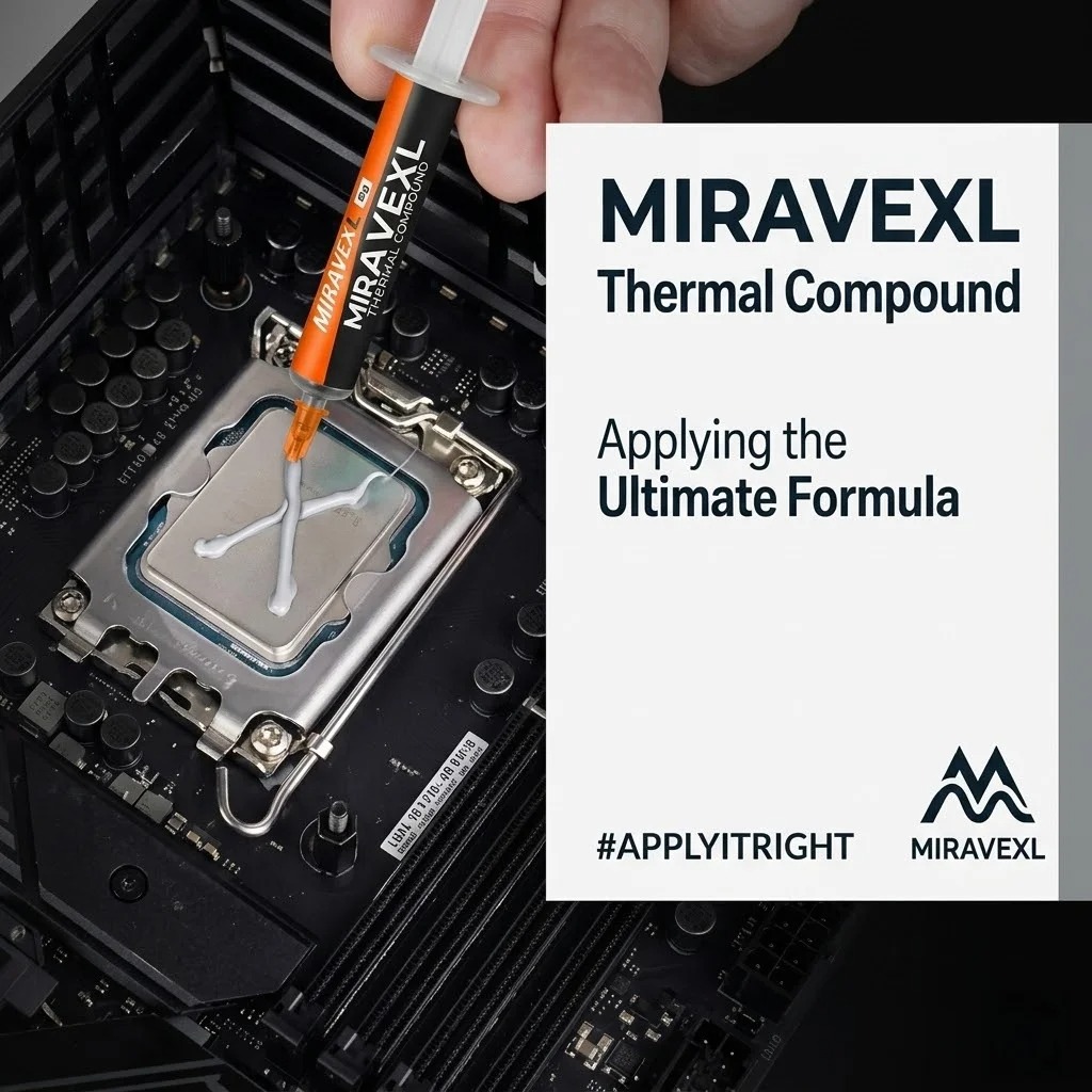 MIRAVEXL 8g サーマルペースト 低抵抗冷却グリース - Pc Gaming Kit のレビューと価格