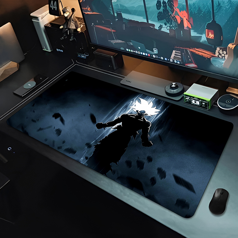 DBZ ブラックアニメマウスパッドドラゴンボール大型 PC  - Pc Gaming Desk のレビューと価格