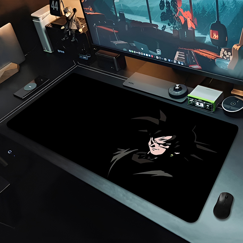 DBZ ブラックアニメマウスパッドドラゴンボール大型 PC  - Pc Gaming Desk のレビューと価格