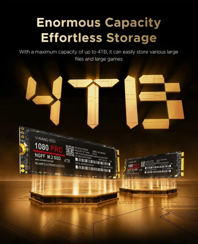 1TB/2TB/4TBの容量を持つ1080PRO NVMe  - Pc Gaming Second のレビューと価格