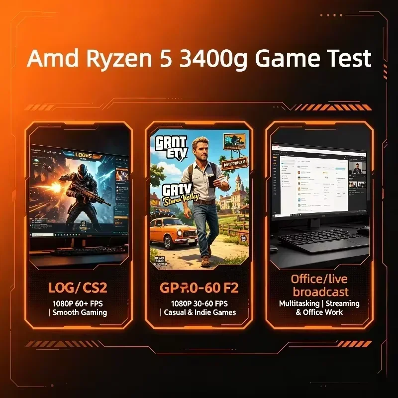 AMD Ryzen 5 3400G R5 3400G CPU - Pc Gaming Amd Ryzen 5 のレビューと価格