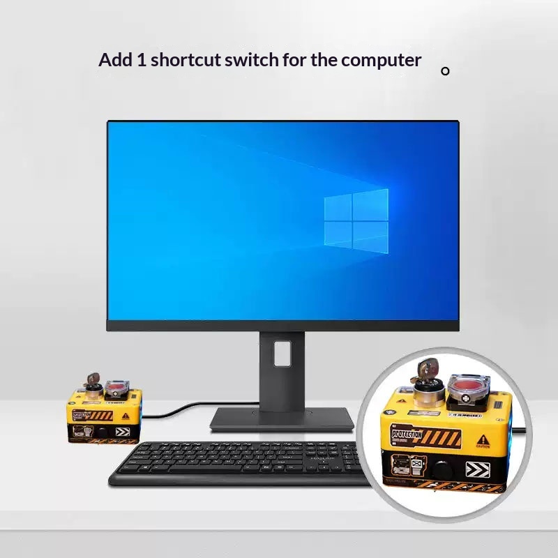 面白い核発射スタイルのPC外付け電源ボタン、有線コンピュータ - Pc Gaming Kit のレビューと価格