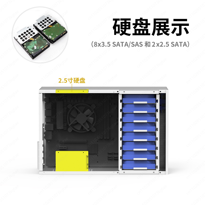 B8 8ポジションNASシャーシ ATX大型電源 MATXフ - Atx Power Supply のレビューと価格
