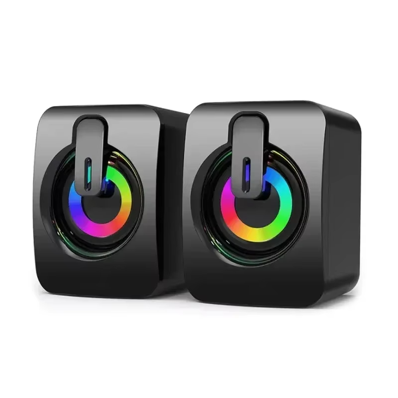Niye USB 有線デスクトップゲーミングコンピュータスピ - Gaming Speaker のレビューと価格