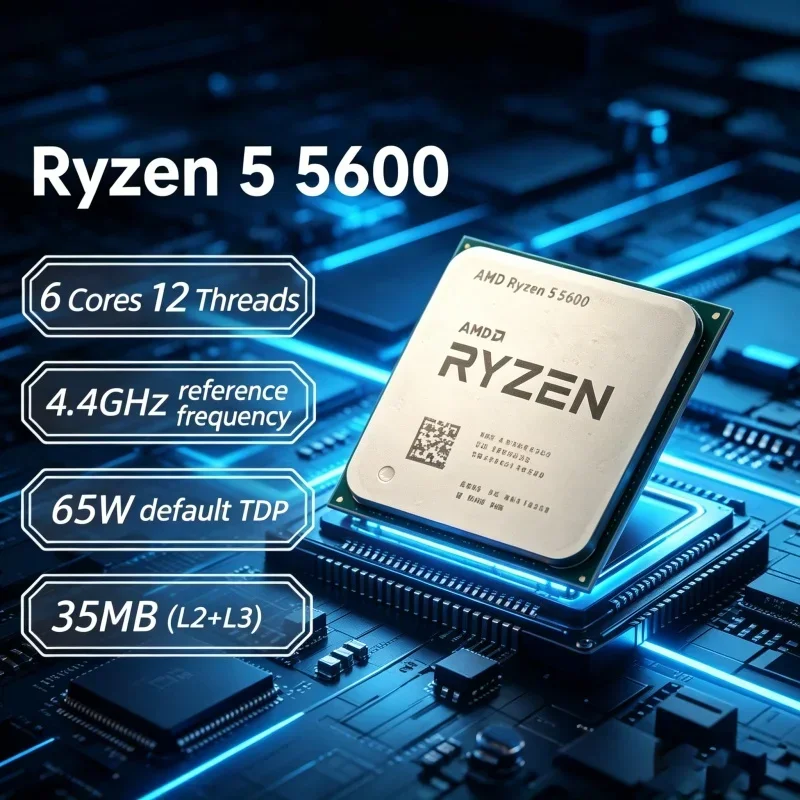 AMD Ryzen 5 5600 R5 5600 PCビルド - Pc Gaming Amd Ryzen 5 のレビューと価格