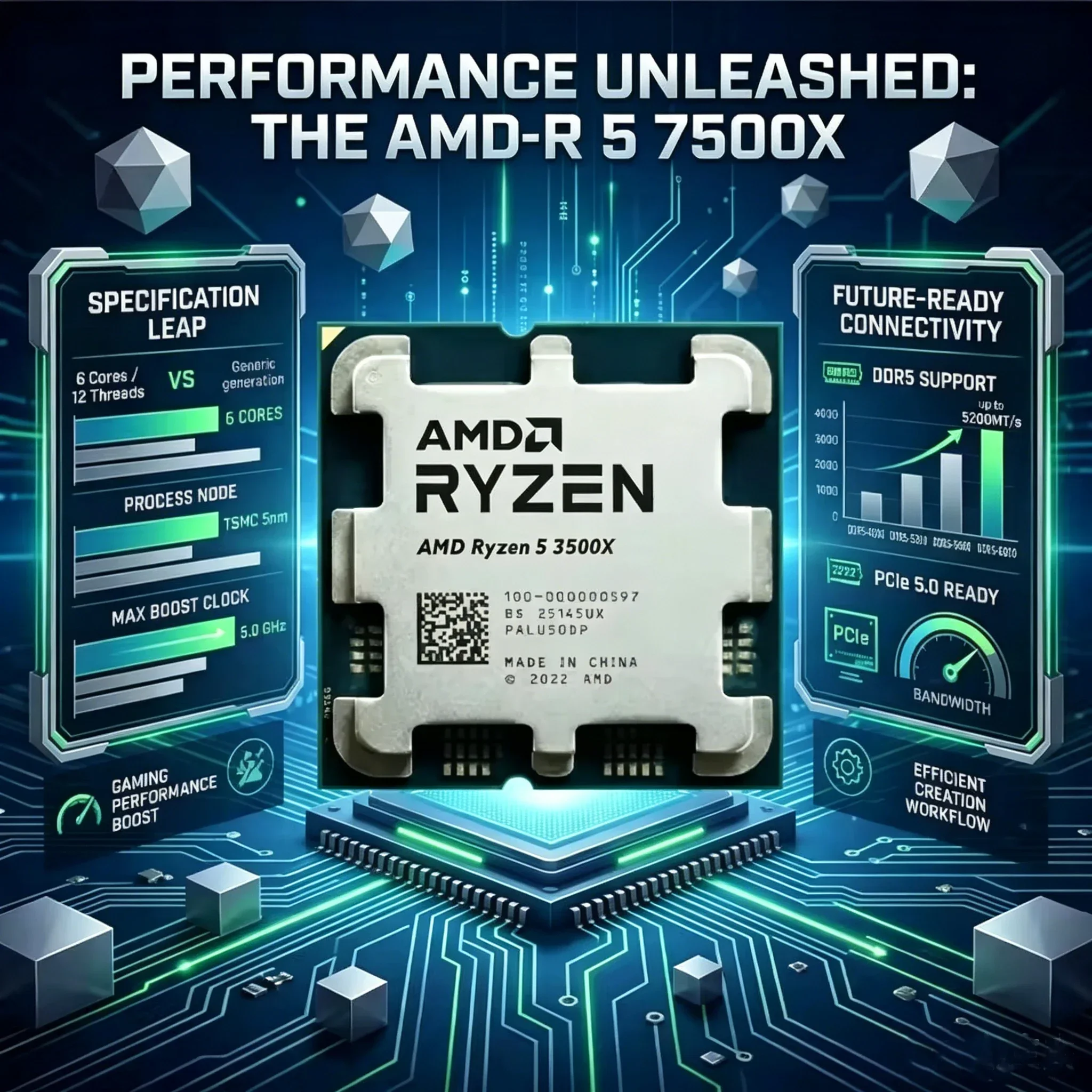 AMD Ryzen 5 3500X R5 3500X CPU - Pc Gaming Amd Ryzen 5 のレビューと価格