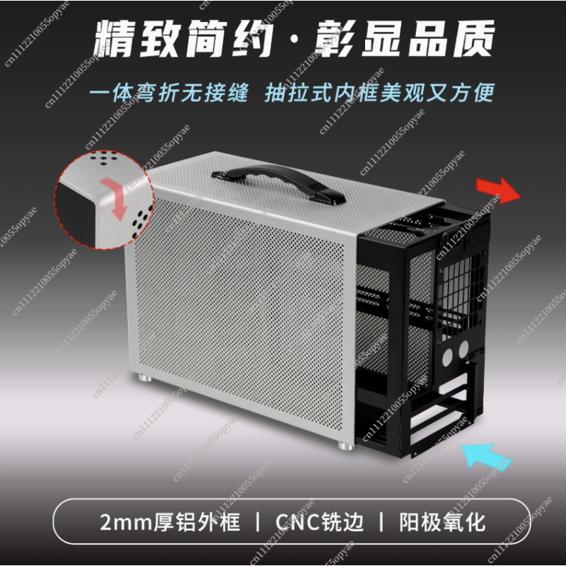 D3 アルミニウムミニ PC ケース 280 水冷 ATX  - Atx Power Supply のレビューと価格