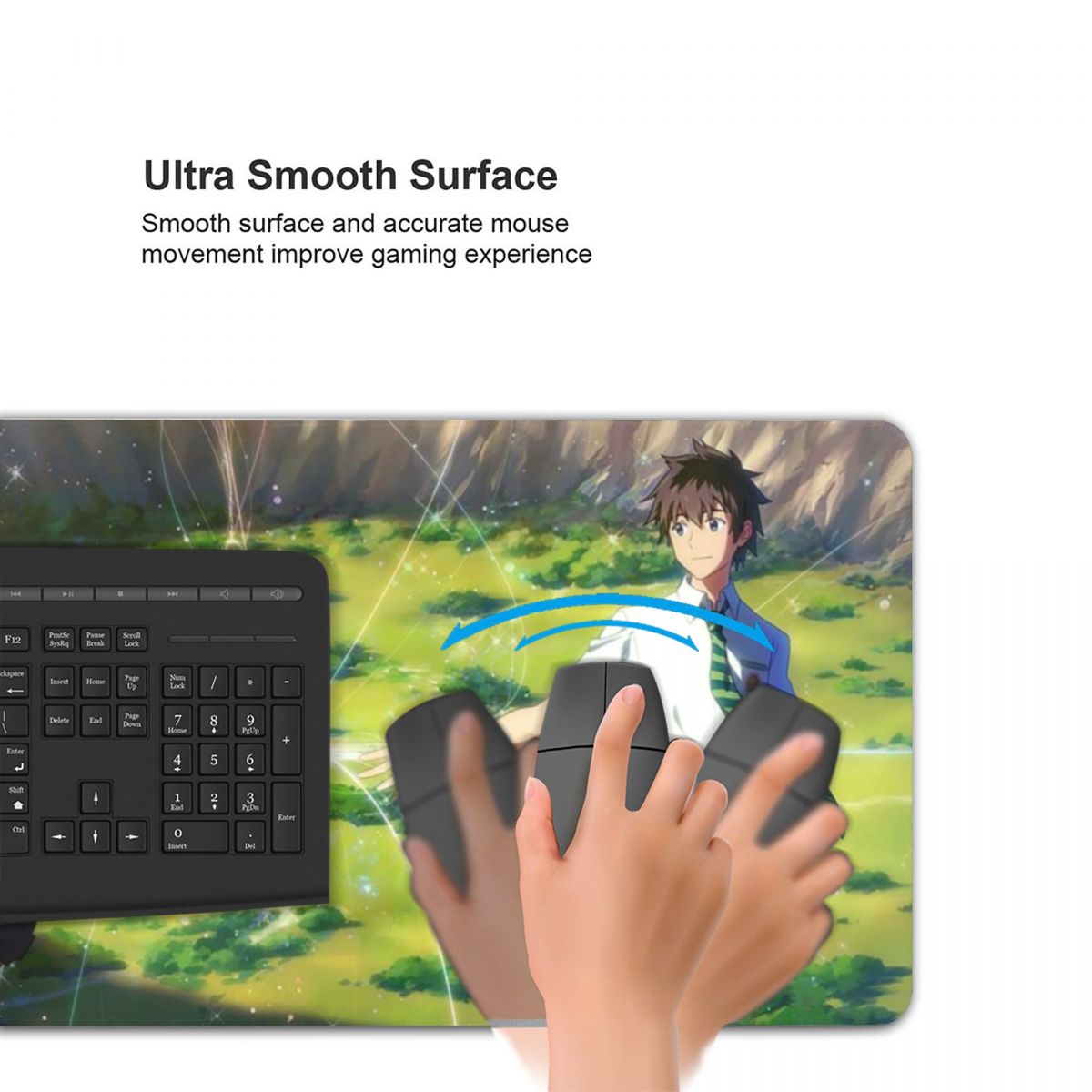 日本アニメ「君の名は」大型マウスパッドコンピューターキーボー - Pc Gaming Names のレビューと価格