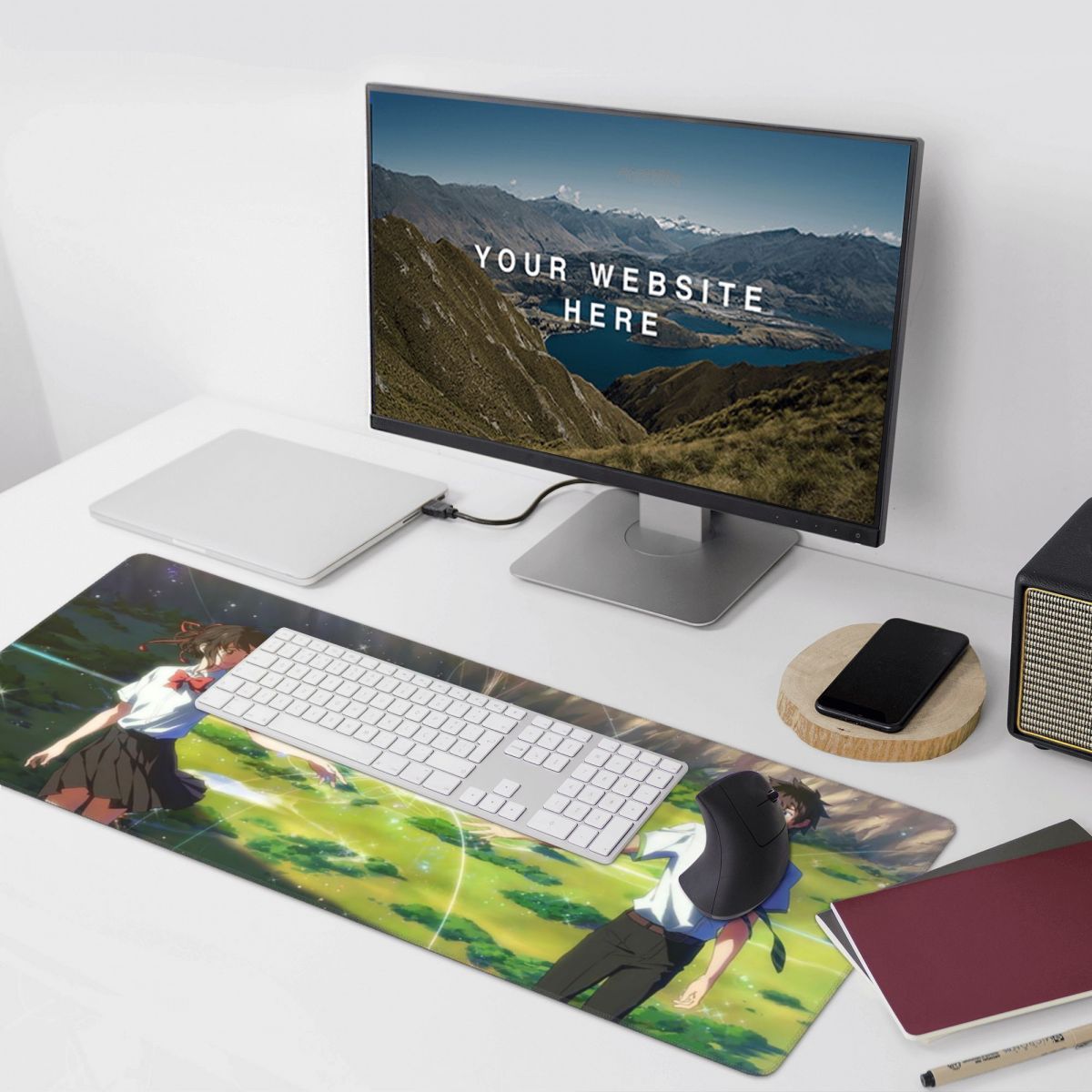 日本アニメ「君の名は」大型マウスパッドコンピューターキーボー - Pc Gaming Names のレビューと価格