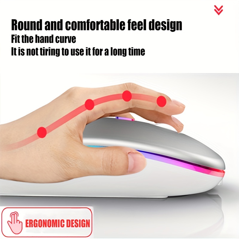 ワイヤレスマウス RGB 充電式 USB 2.4GHz Bl - Wireless Gaming Mouse のレビューと価格