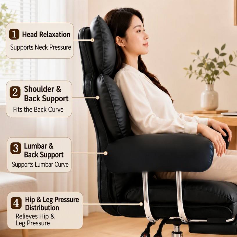大型で背の高いオフィスチェア（耐荷重400ポンド）、フットレ - Pc Gaming Chair のレビューと価格