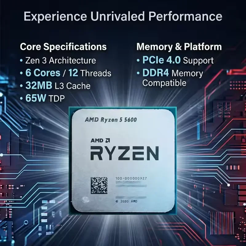 AMD Ryzen 5 5600 プロセッサー AMD R5 - Pc Gaming Amd Ryzen 5 のレビューと価格