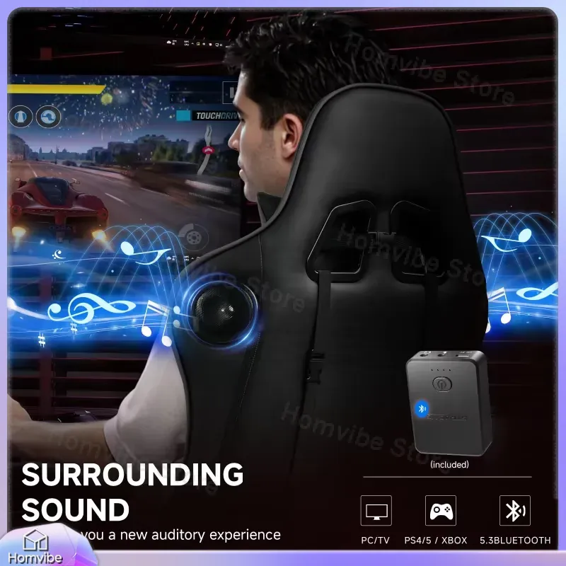 人間工学に基づいたゲーミングチェア、Bluetoothスピー - Gaming Speaker のレビューと価格