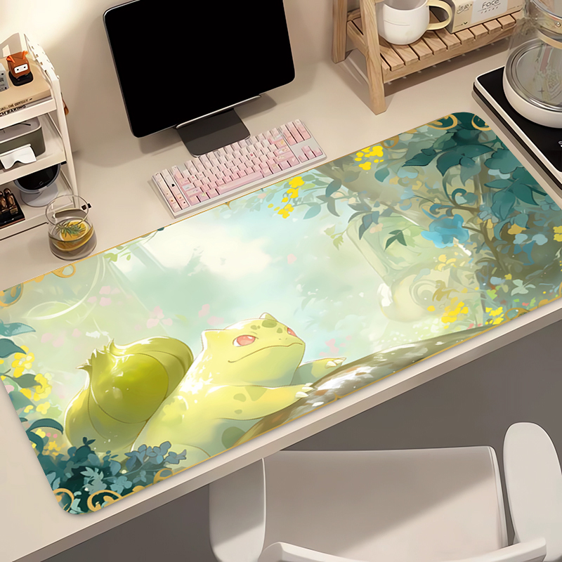 アニメマウスパッドポケモンフシギダネ大型ゲーマーキーボードデ - Pc Gaming Handheld のレビューと価格