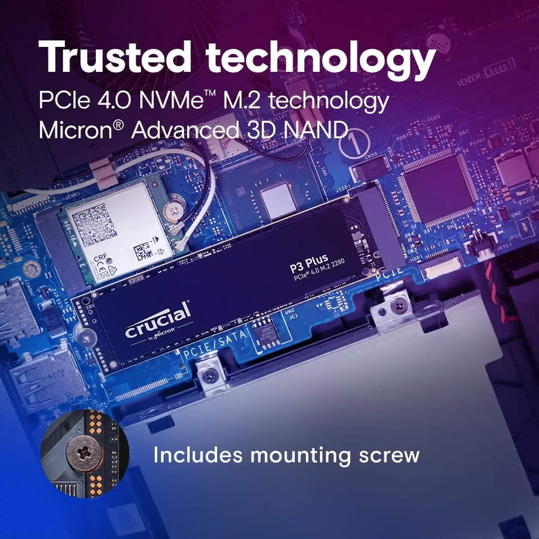 Crucial P3 Plus M.2 2280 PCIe4 - Pc Gaming Second のレビューと価格