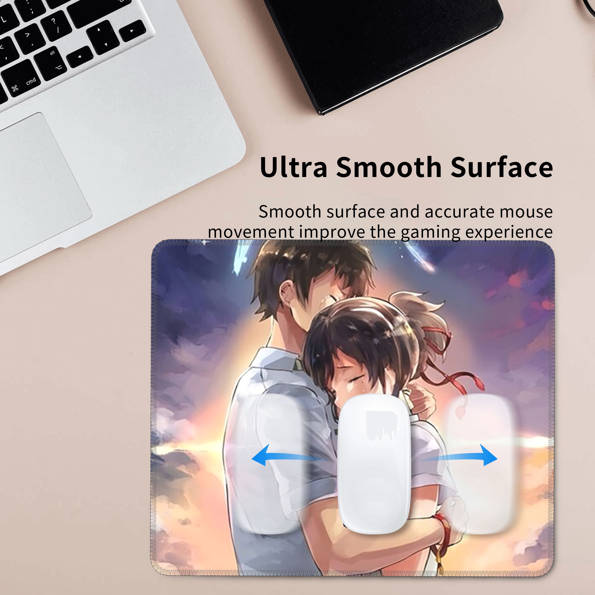 日本アニメ「君の名は」マウスパッドコンピューターキーボードマ - Pc Gaming Names のレビューと価格