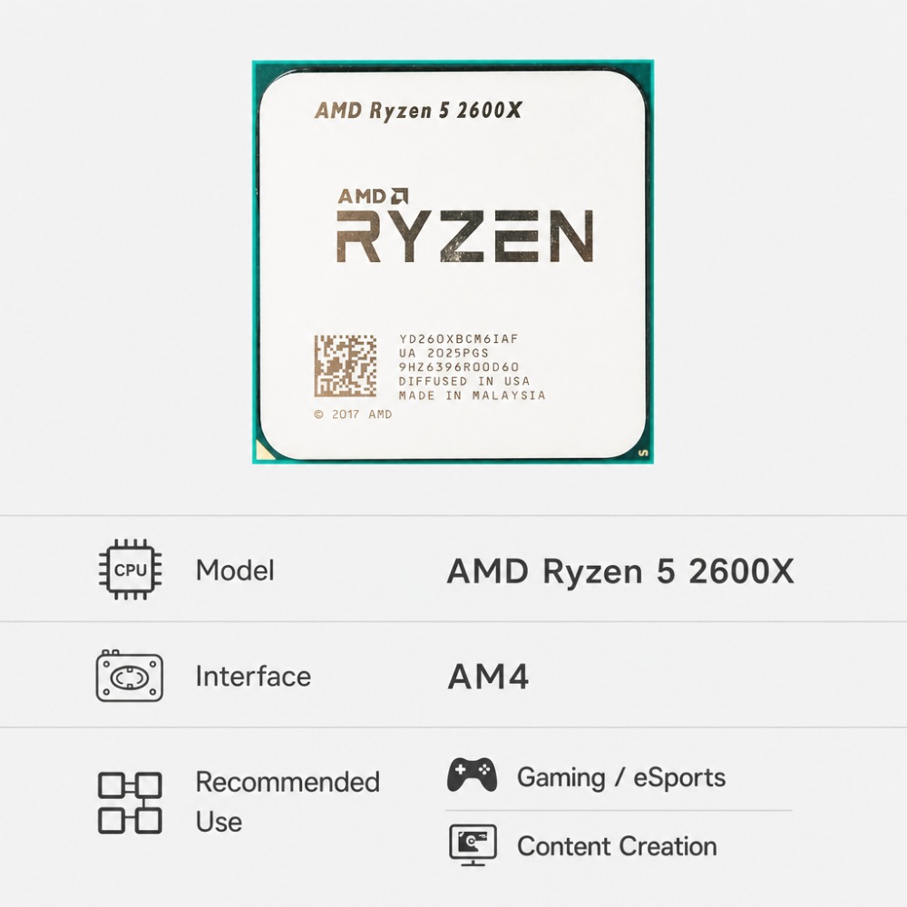 AM4プラットフォームアップグレードCPU AMD Ryze - Pc Gaming Amd Ryzen 5 のレビューと価格