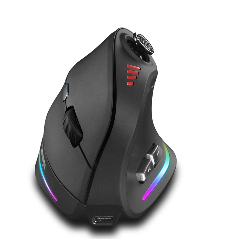 Jomaa RGB バックライト付きワイヤレス垂直マウスコン - Wireless Gaming Mouse のレビューと価格